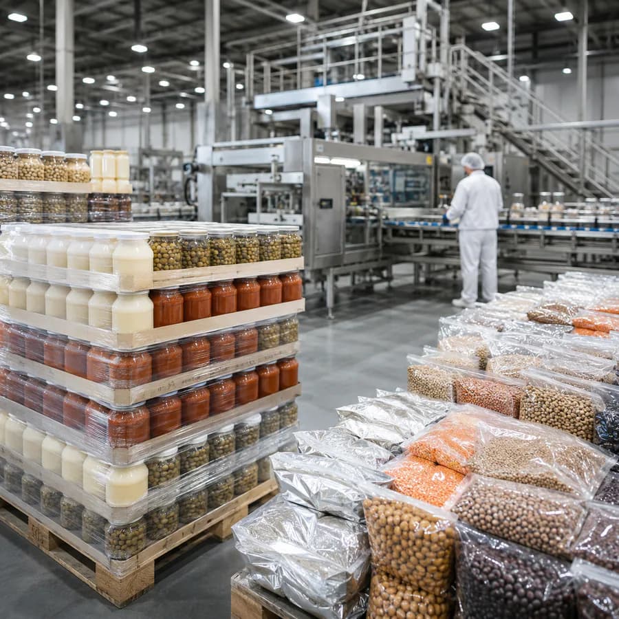 Alimentos procesados de origen argentino preparados para exportación