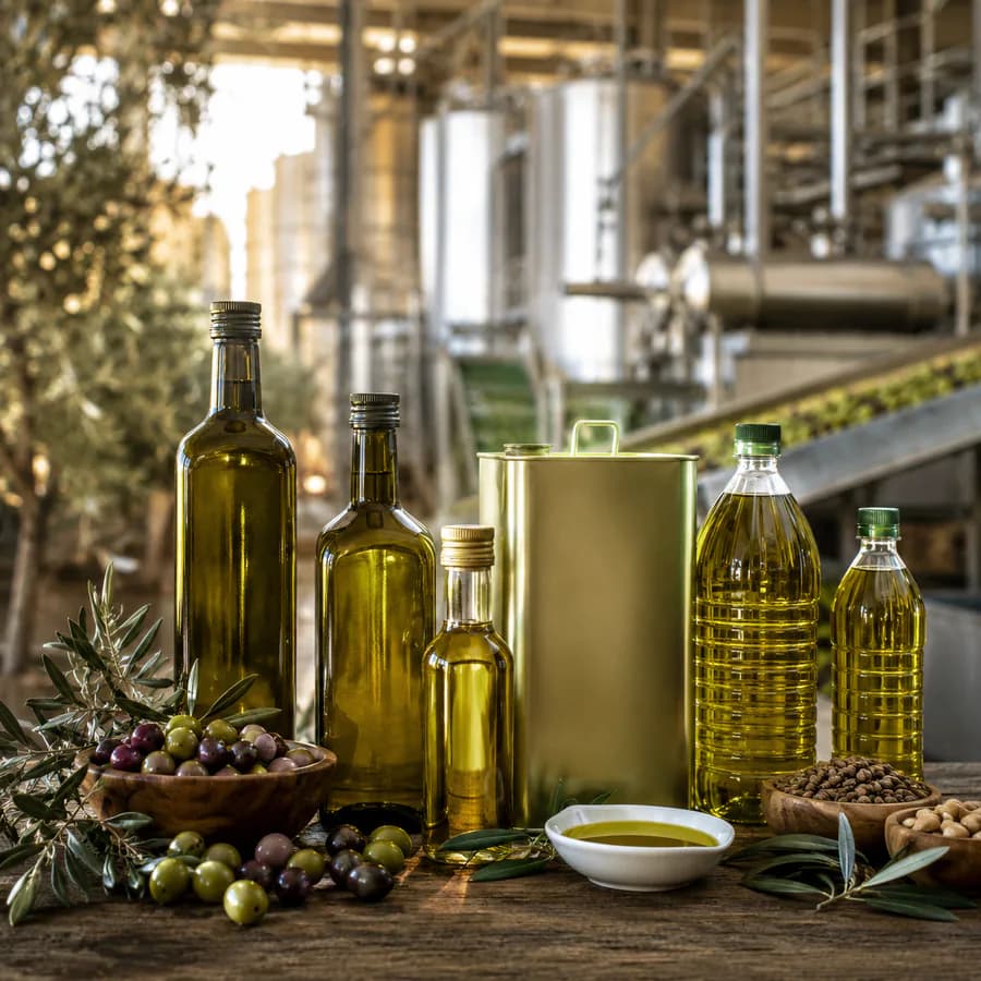 Planta agroindustrial de elaboración y envasado de aceites